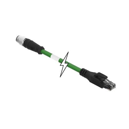 Molex M12-4P(D) -MM-ST/RJ45-M-20M-PUR 1201080260